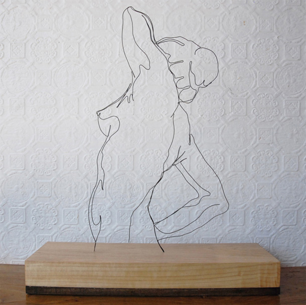 Wire Sulptures by Gavin Worth.