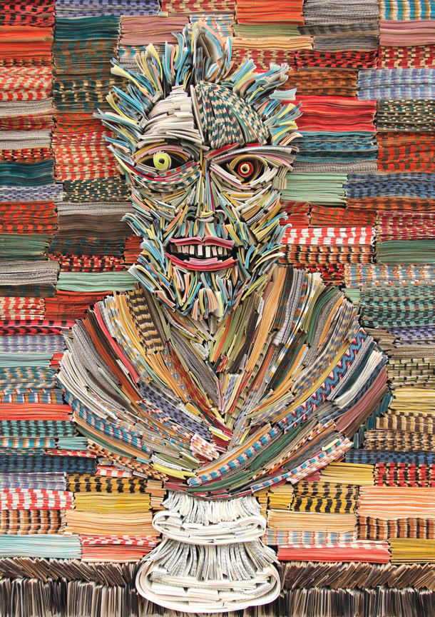 Book & Newspaper Art by Nick Georgiou.