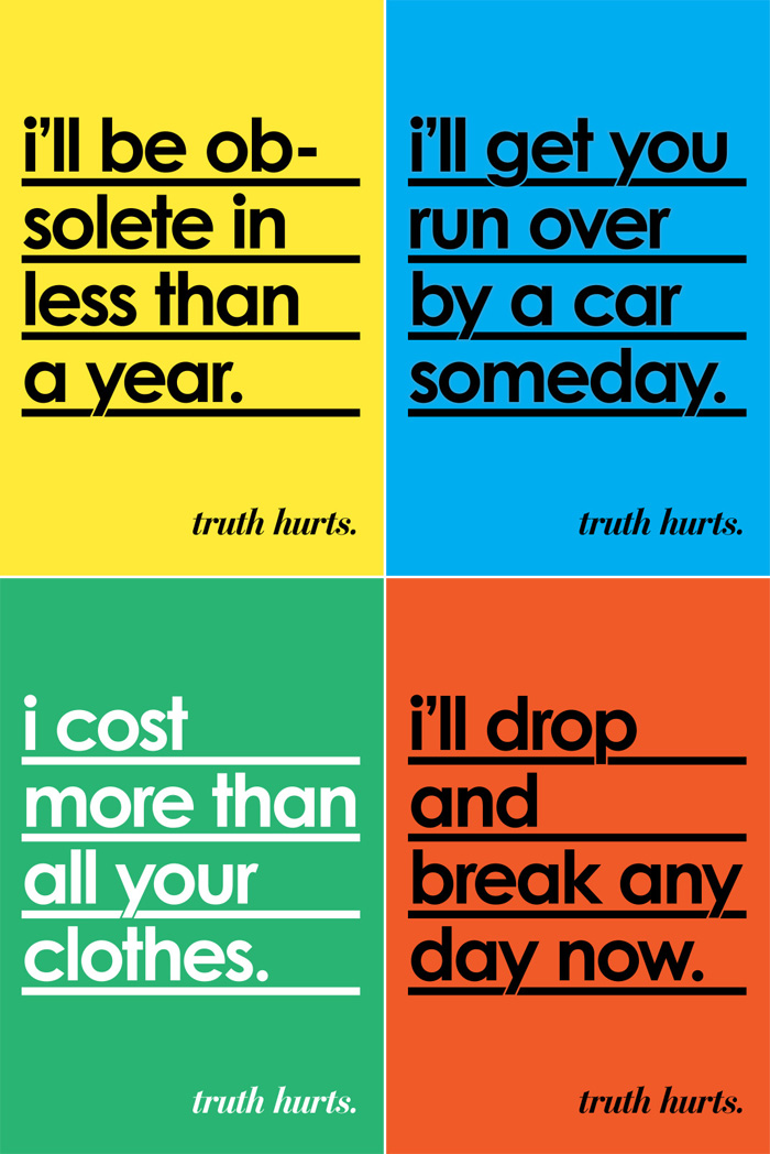 Design Free Thursday | Truth Hurts by Nico Ordozgoiti.