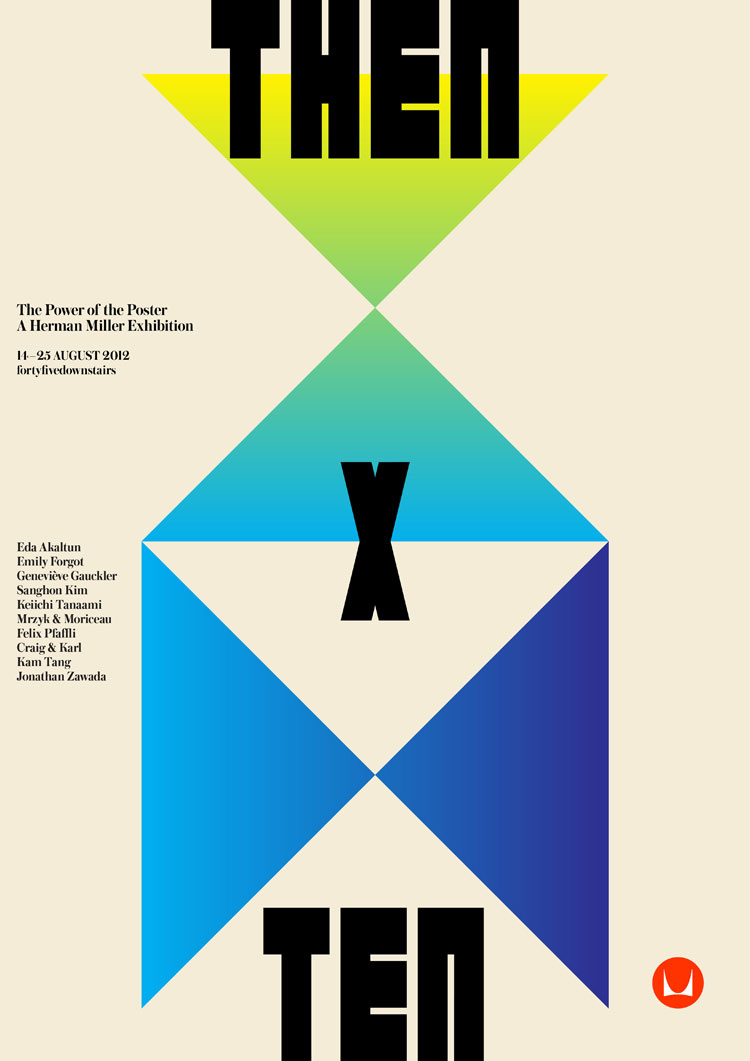 Yellowtrace Promotion // Herman Miller "Then x Ten" Exhibition & Design Competition.
