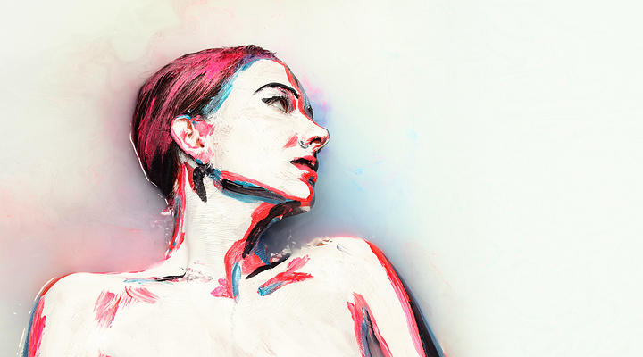 Human Paintings // Alexa Meade & Sheila Vand.