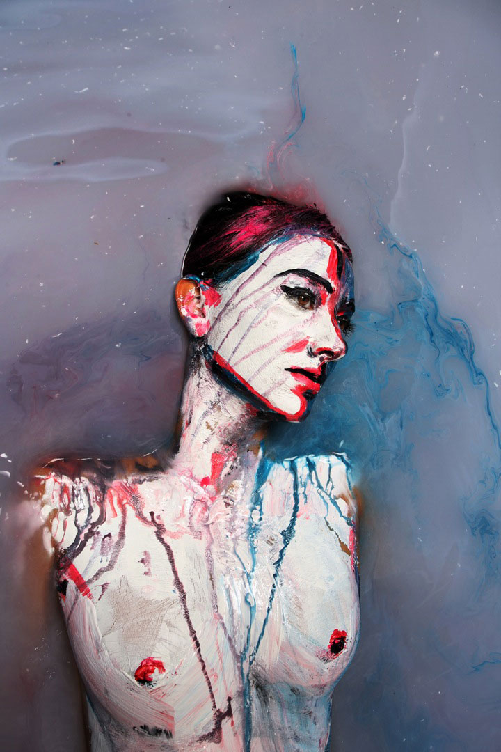 Human Paintings // Alexa Meade & Sheila Vand.