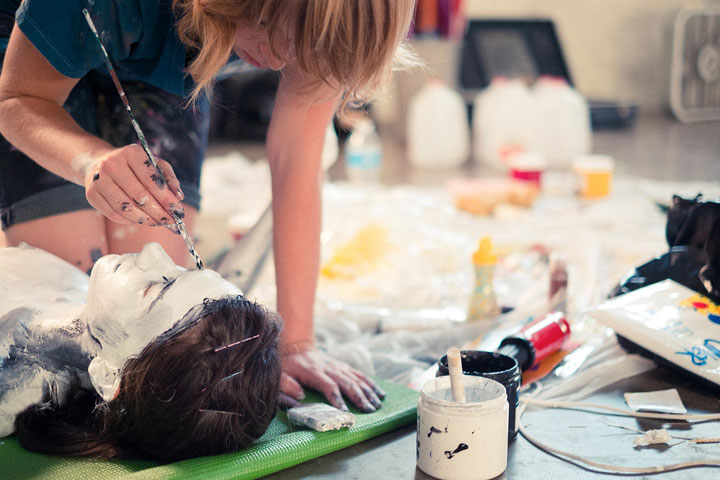 Human Paintings // Alexa Meade & Sheila Vand.