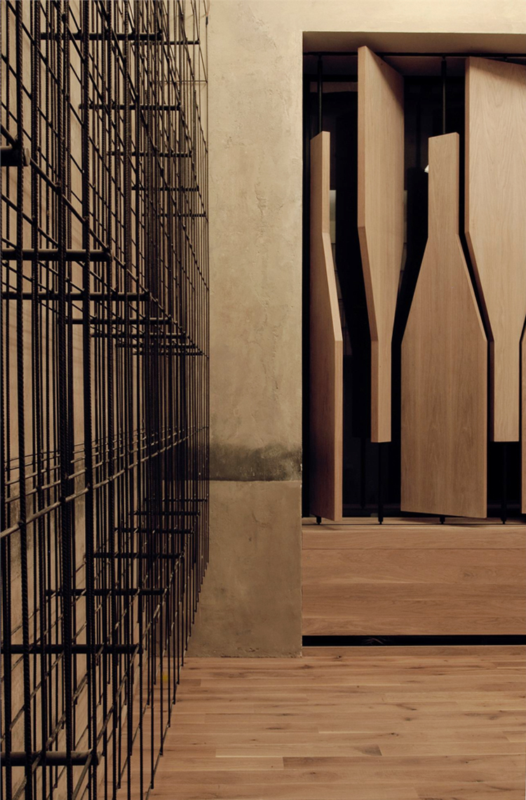 Red Pif Restaurant and Wine Shop by Aulík Fišer Architekti.