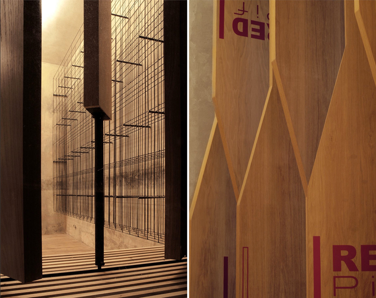 Red Pif Restaurant and Wine Shop by Aulík Fišer Architekti.