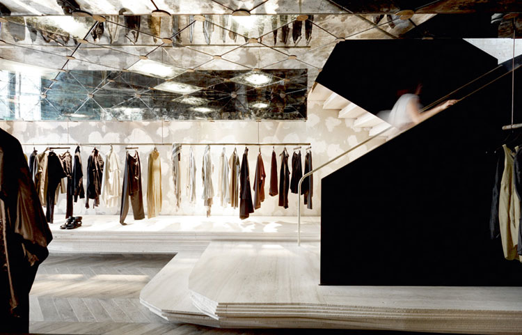 Damir Doma Store in Paris by March Studio.