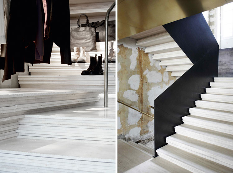 Damir Doma Store in Paris by March Studio.