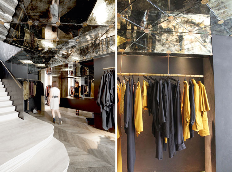 Damir Doma Store in Paris by March Studio.
