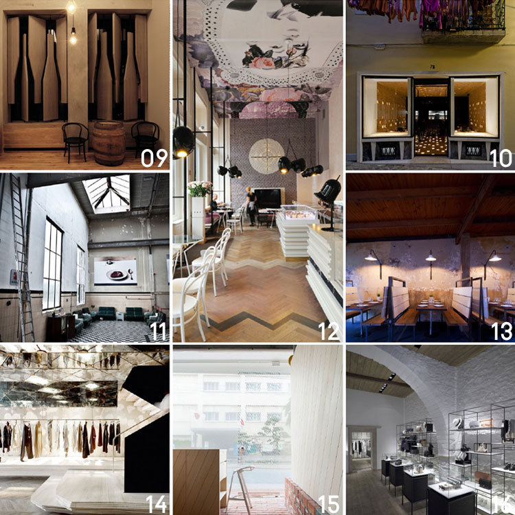 Hospitality & Retail Interior Design// 2012 Archive on Yellowtrace.