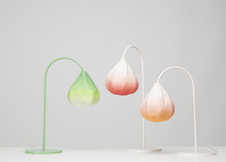 Bloom lamps by Kristine Five Melvaer | Yellowtrace.