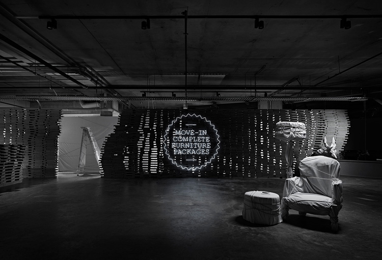 Move-in Showroom in Melbourne by Elenberg Fraser, via Yellowtrace. Move-in Showroom interior