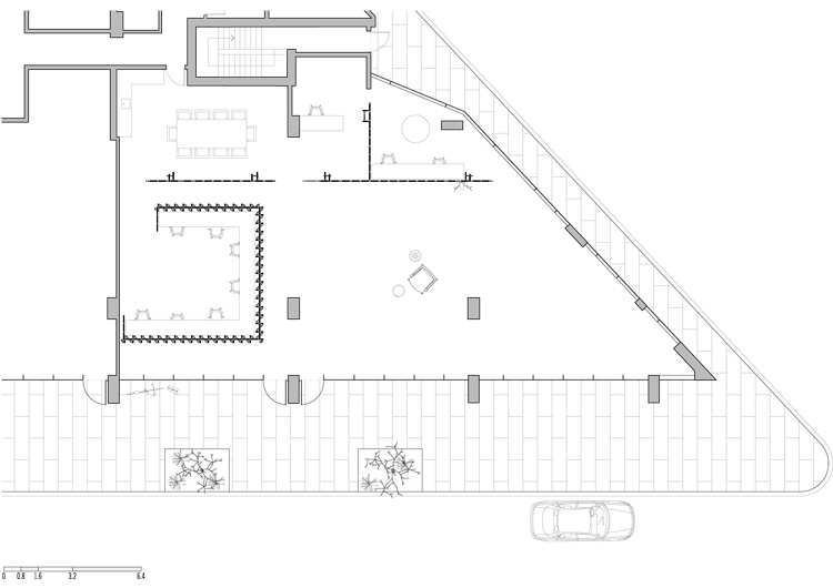 Move-in Showroom in Melbourne by Elenberg Fraser, floorplan
