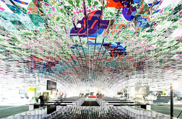 Temporary event space pavilion by Gert Wingårdh & Kustaa Saksi at Stockholm Design Week 2013 | Yellowtrace.