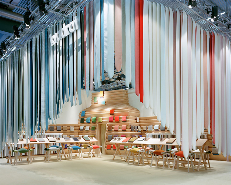 The Picnic Installation at Stockholm Design Week by Raw Edges for Kvadrat | Yellowtrace.