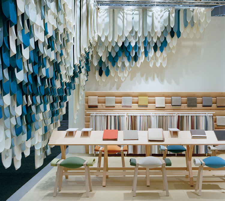 The Picnic Installation at Stockholm Design Week by Raw Edges for Kvadrat | Yellowtrace.
