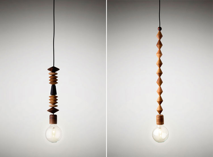 Yellowtrace // Bright Beads by Marz Designs. Left - Africa. Right - Alice.