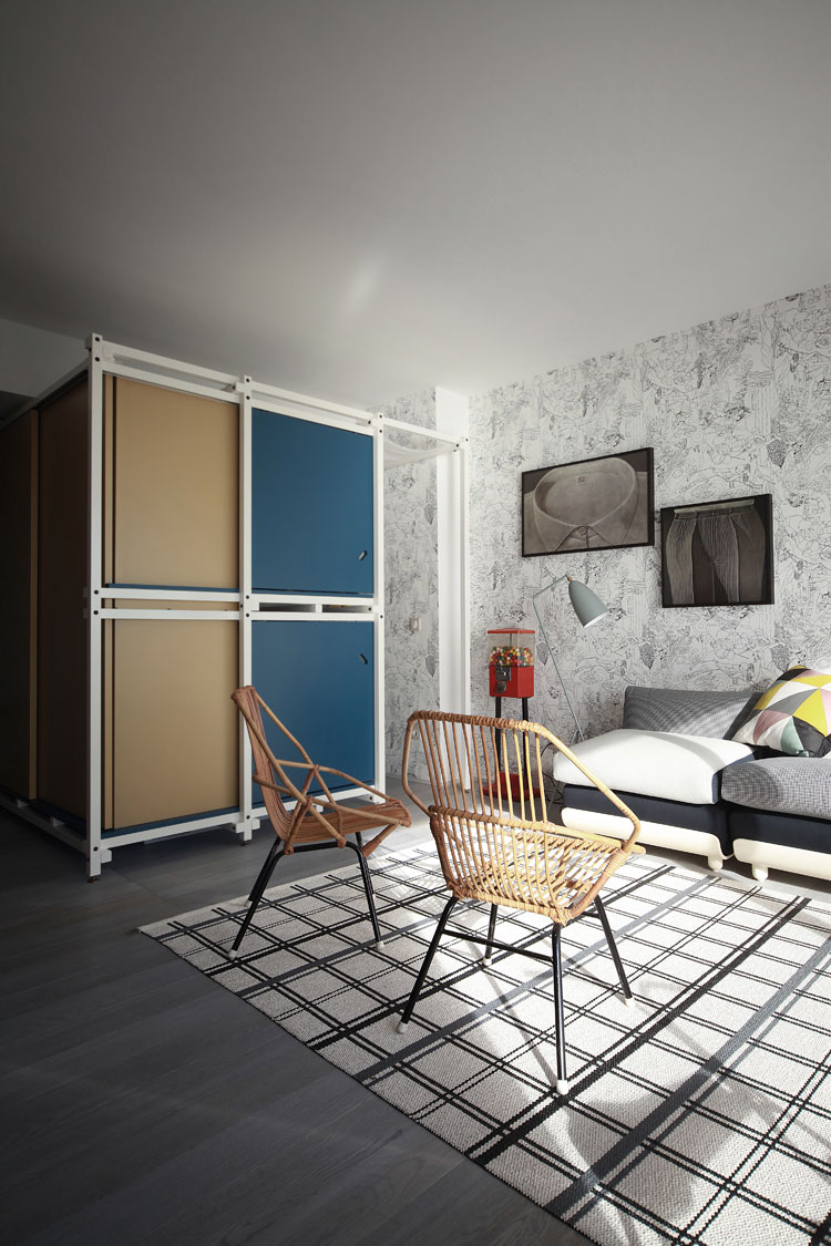 Fun House by UdA Architetti - Holiday Apartment Renovation in South of France, via Yellowtrace. Fun House by UdA Architetti - Apartment Renovation in Juan Les Pins, France.