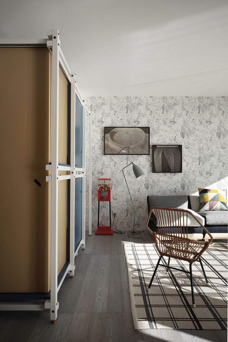 Fun House by UdA Architetti - Holiday Apartment Renovation in South of France, via Yellowtrace. Fun House by UdA Architetti - Apartment Renovation in Juan Les Pins, France.