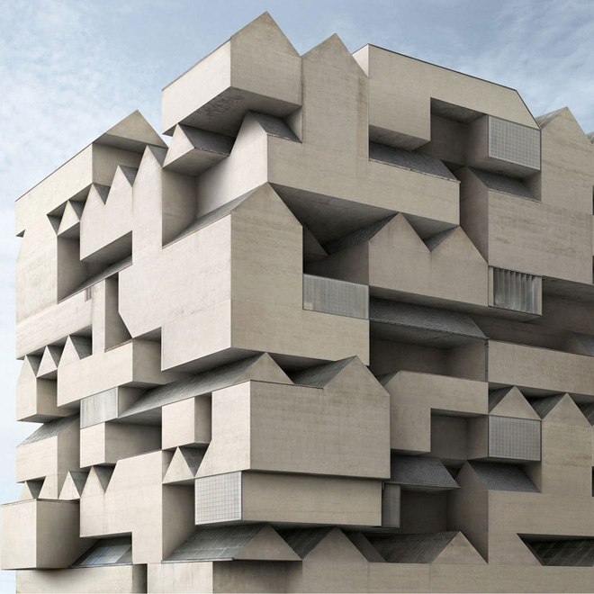 Fictional Architecture by Filip Dujardin, via Yellowtrace. Fictional Architecture by Filip Dujardin
