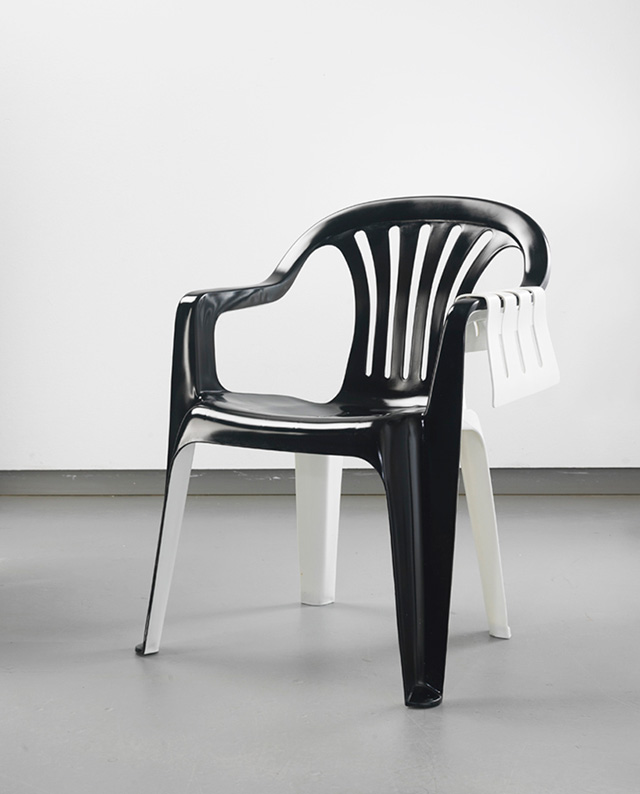 Monobloc Chair Sculptures by Bert Loeschner, via Yellowtrace. mono bloc valet chair