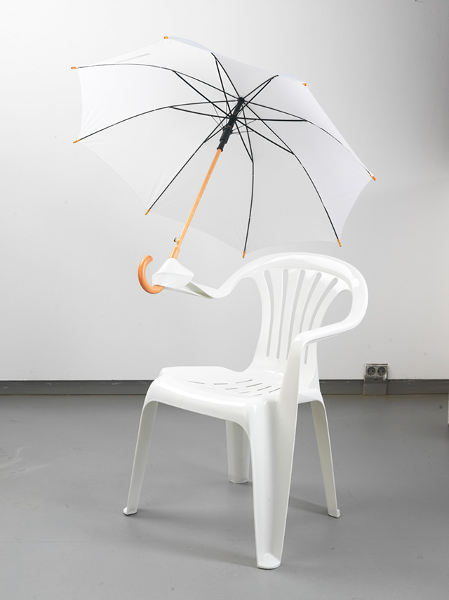 Monobloc Chair Sculptures by Bert Loeschner, via Yellowtrace. Monobloc waterproof chair