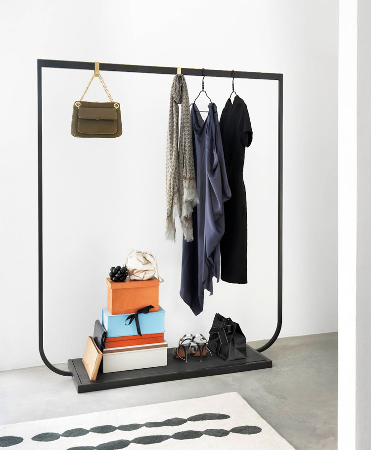 'Sense of Space' by Asplund // New Furniture Collection for 2013, via Yellowtrace. Asplund Furniture, TATI coatrack, TRACKS carpet, black, product styling