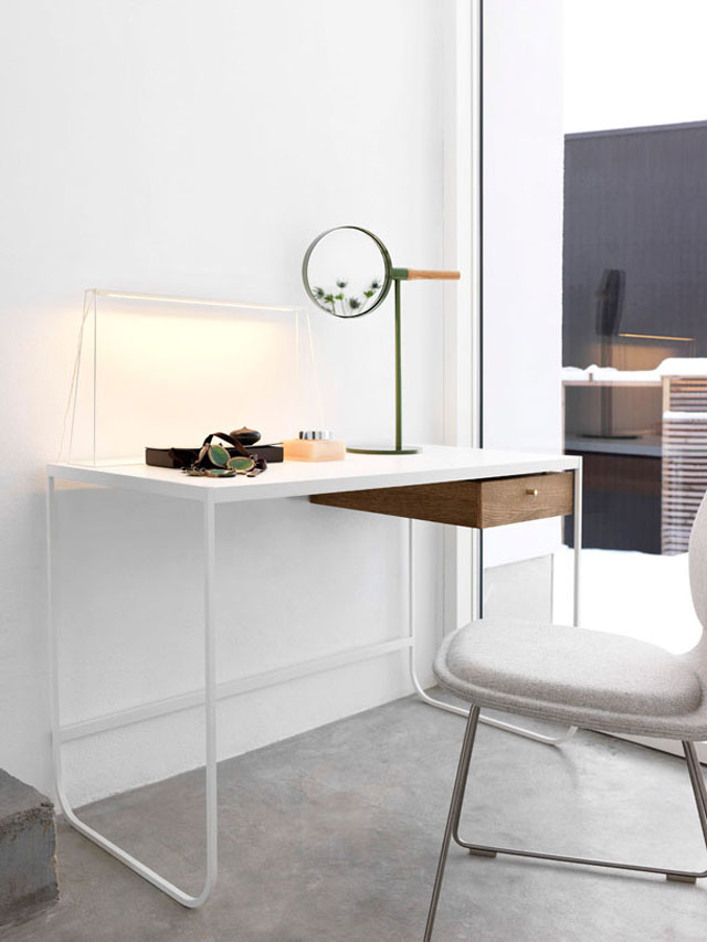 'Sense of Space' by Asplund // New Furniture Collection for 2013, via Yellowtrace. Asplund Furniture, TATI desk, MEMIRROR table, product styling