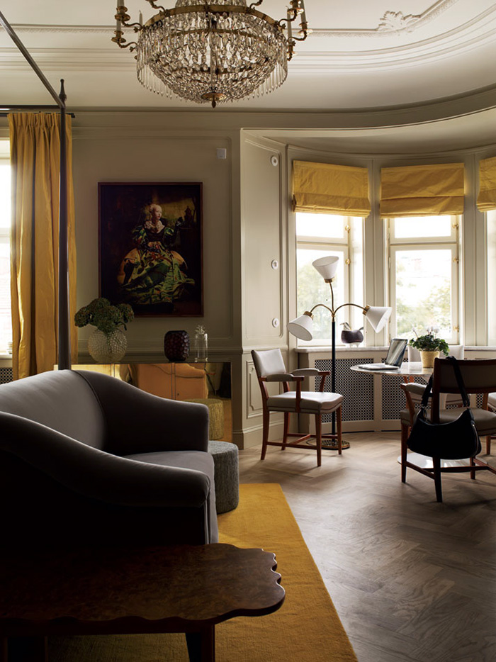Ett Hem Hotel by Studio Ilse // Stockholm, Sweden, via Yellowtrace. hotel suite