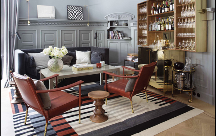Ett Hem Hotel by Studio Ilse // Stockholm, Sweden, via Yellowtrace. ett hem hotel stockholm lobby and living room