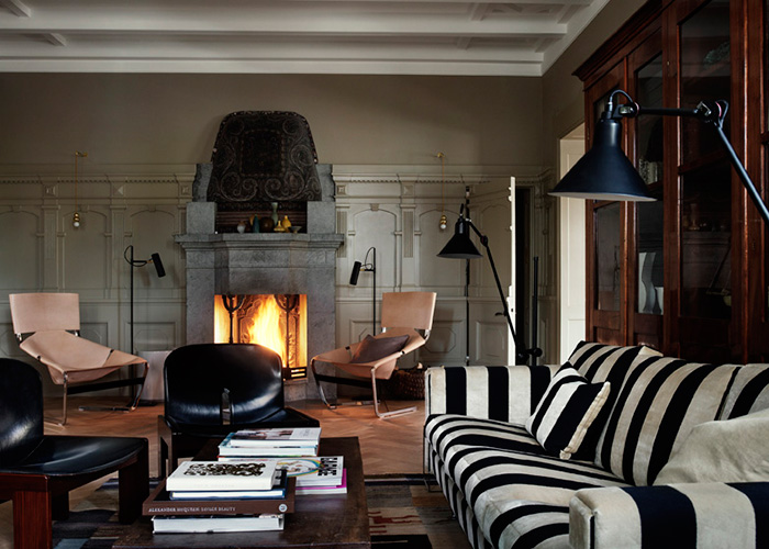 Ett Hem Hotel by Studio Ilse // Stockholm, Sweden, via Yellowtrace. Ett Hem Hotel Stockholm living room