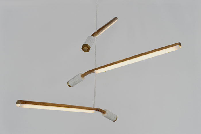 Lovely Linear Lighting // Design Trend, via Yellowtrace. Counterweight Mobile Light by Fort Standard