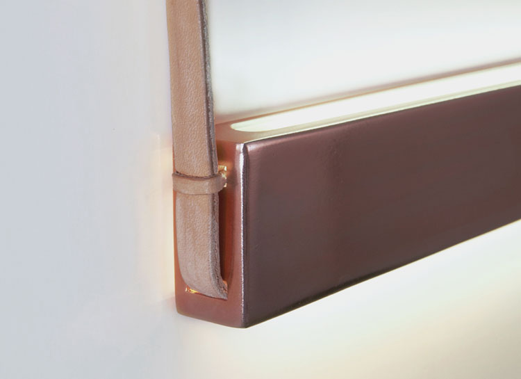 Lovely Linear Lighting // Design Trend, via Yellowtrace. Ladder Light detail by Jessica Nakanishi