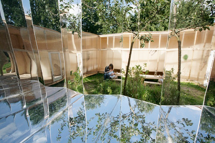 Archive artist pavilion by Bureau Lada | Yellowtrace.