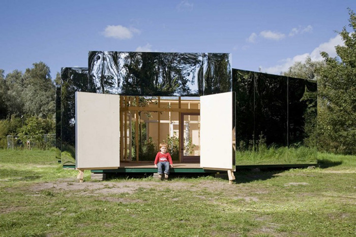 Archive artist pavilion by Bureau Lada | Yellowtrace.