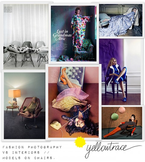 Fashion Photography vs Amazing Interiors—Take 4 // Models on Chairs.