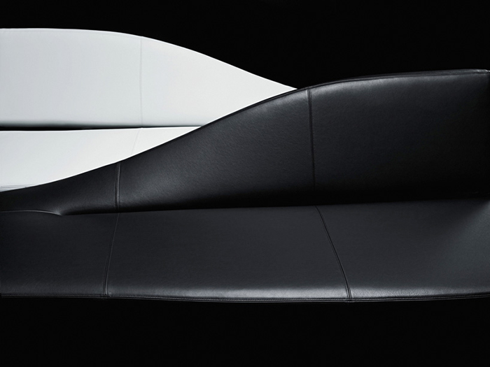 Aspen sofas by Jean-Marie Massaud / Karl Lagerfeld for Cassina | Yellowtrace. Karl Lagerfeld Photography for Cassina.
