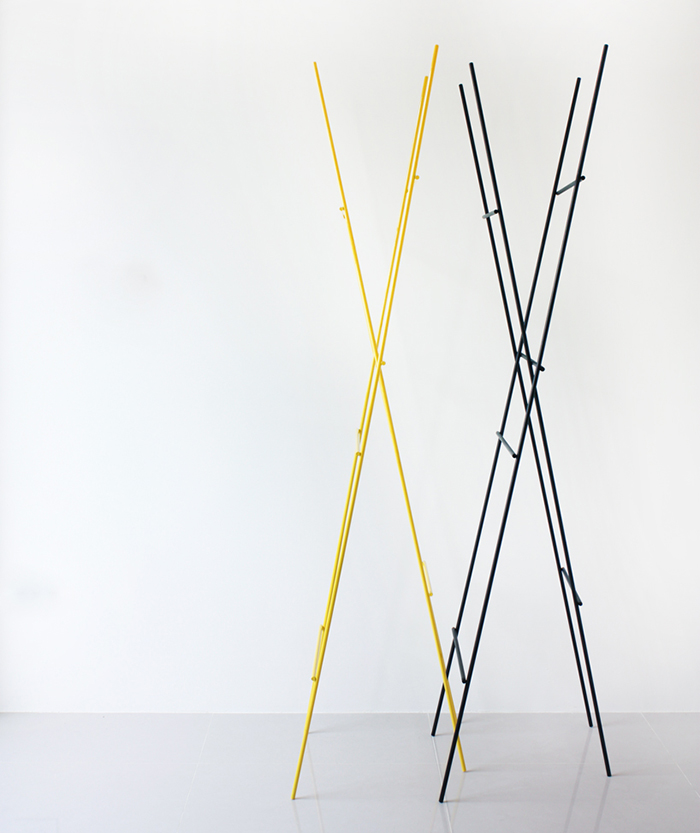 Ladder Coat Rack by Yenwen Tseng | Yellowtrace.