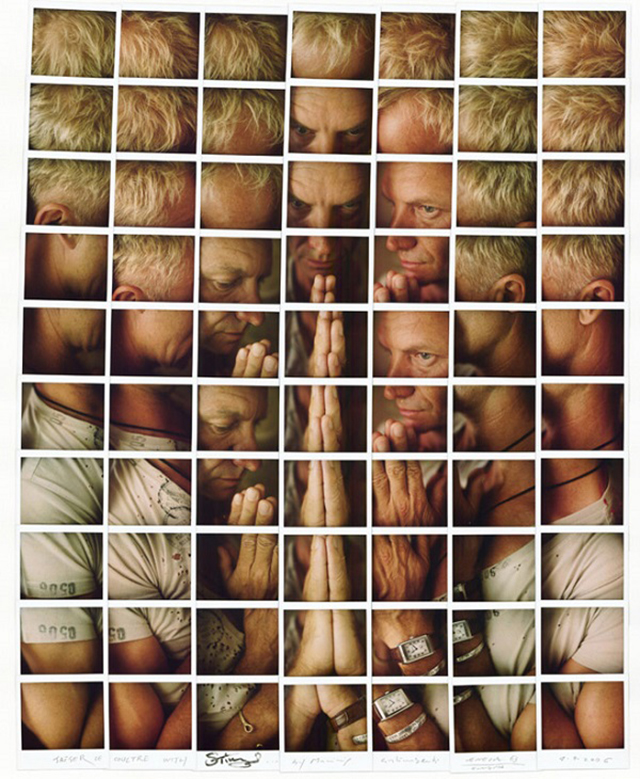 Polaroid Portrait Mosaic by Maurizio Galimberti | Yellowtrace.