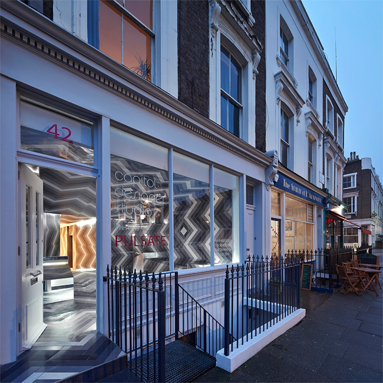 Pulsate installation design by Lily Jencks & Nathanael Dorent at Capitol Designer Studio, London | Yellowtrace.