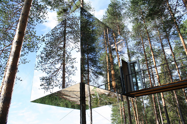 Treehotel Hotel - Mirrorcube | Yellowtrace.