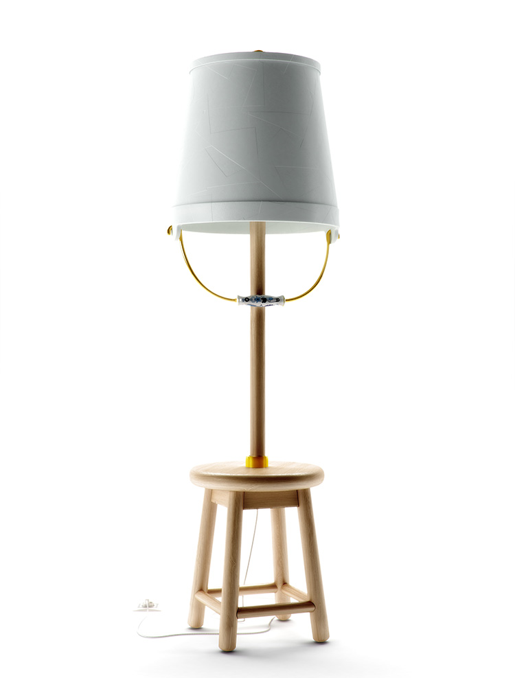 Bucket Floor Lamp by Studio Job for Moooi | Yellowtrace.