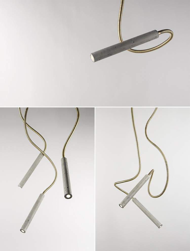 Cement Series Lighting by Bentu Design at Salone Satellite 2013 | Yellowtrace.