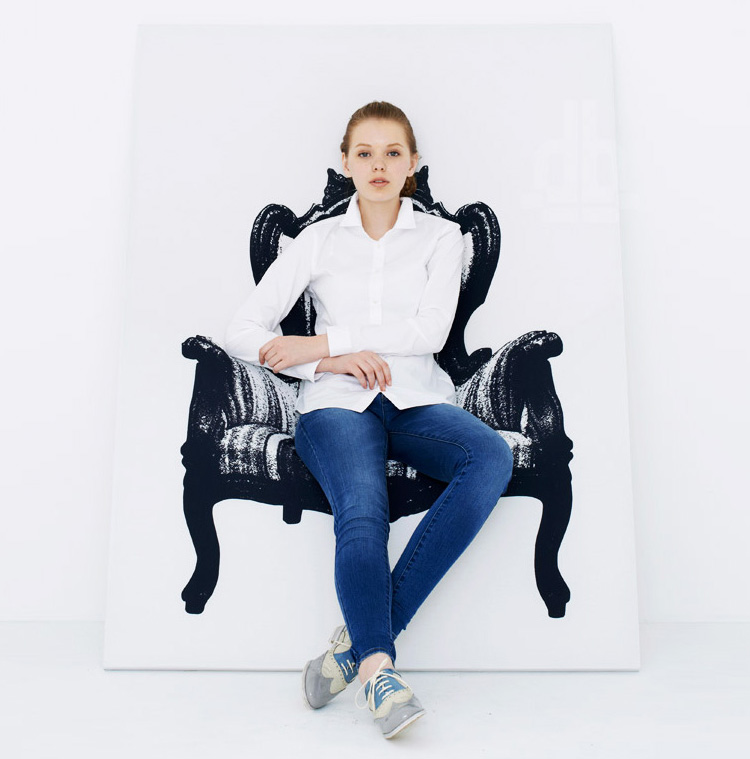 Hanging Canvas Chairs by studio YOY at Salone Satellite 2013 | Yellowtrace.