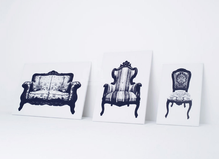 Hanging Canvas Chairs by studio YOY at Salone Satellite 2013 | Yellowtrace.