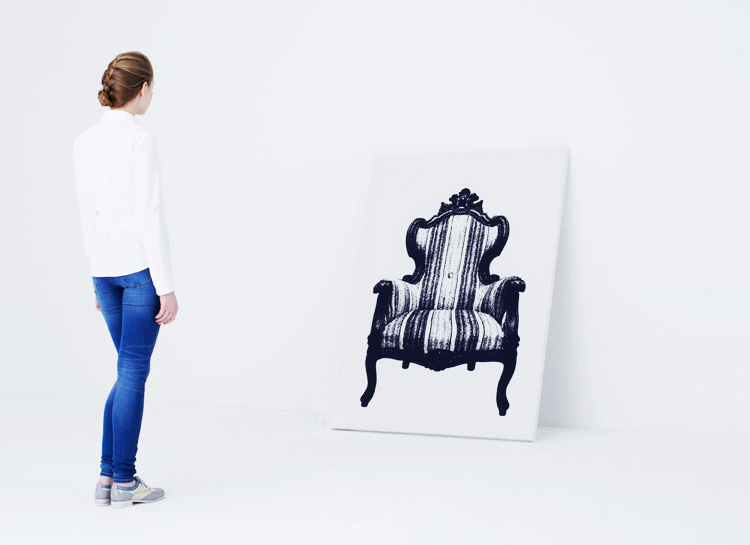 Hanging Canvas Chairs by studio YOY at Salone Satellite 2013 | Yellowtrace.