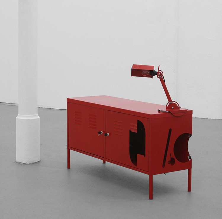 IKEA PS Cabinet Cutouts by Samuel Treindl at Salone Satellite 2013 | Yellowtrace.