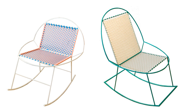 JONES and JAIME rocking chairs by Mededorama at Salone Satellite 2013 | Yellowtrace.
