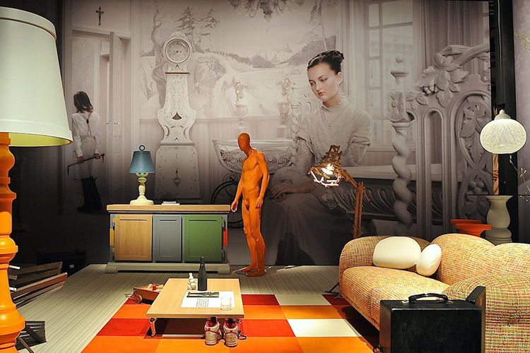 Moooi Unexpected Welcome show at Milan Design Week 2013 // Photo © Yellowtrace.
