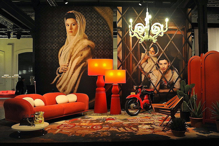 Moooi Unexpected Welcome show at Milan Design Week 2013 // Photo © Yellowtrace.