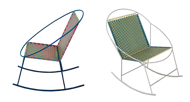 PILAR and MARIA & JM rocking chairs by Mededorama at Salone Satellite 2013 | Yellowtrace.
